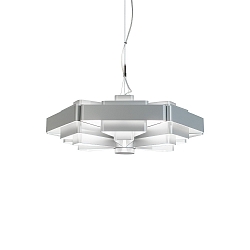 Luminaire à suspension J.J.W. 04 E27 IP20, argent gradable