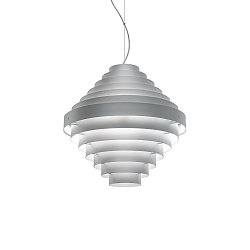 Luminaire à suspension J.J.W. 05 E27 IP20, argent gradable