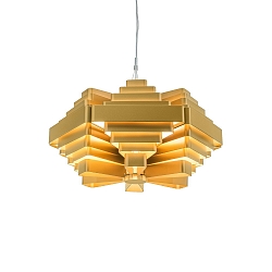 Luminaire à suspension J.J.W. 042 E27 IP20, or gradable