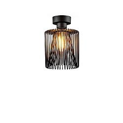 Luminaire de plafond WIRO 1.8 WIRO CEILING SURF E27 IP20, noir 