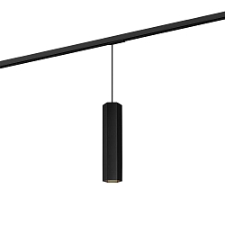 1- Luminaire à suspension monophasé HEXO ON TRACK 3.0 - PAR16 angulaire, langue, avec adaptateur GU10 IP20, mat