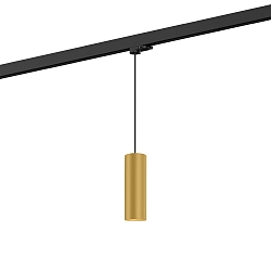 Luminaire suspendu triphas� RAY ON TRACK 2.0 - PAR16 cylindrique, court, avec adaptateur GU10 IP20, or gradable