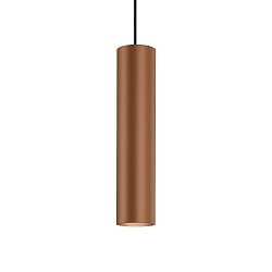 LED Pendant luminaire RAY MULTI 3.0, 6W 3000K, CRi >90, dimmable, copper