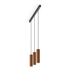 Luminaire � suspension HEXO 3.0 - PAR16 angulaire, langue, avec c�ble ouvert GU10 IP20, cuivre gradable