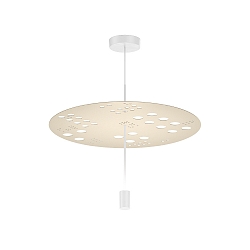 Luminaire à suspension SHEDDA FRACTAL 1.0 IP20, gris soie gradable