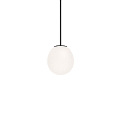 Luminaire à suspension DRO SUSPENDED 1.0 - Ø 12.5CM G9 IP20, blanc opale, noir mat gradable