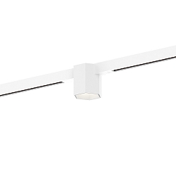 Projecteur sur rail HEXO ON STREX 1.0 avec adaptateur IP20, blanc mat gradable
