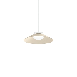Luminaire à suspension CLEA 1.0 - Ø 35CM rond, direct / indirect IP20, gris soie gradable