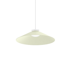 pendant luminaire CLEA 2.0 - Ø 50CM round, direct / indirect IP20, blue green, jade dimmable