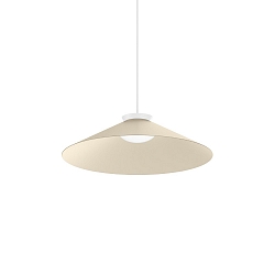 pendant luminaire CLEA 2.0 - Ø 50CM round, direct / indirect IP20, silk grey dimmable