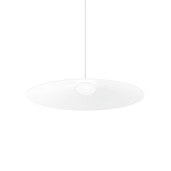 pendant luminaire CLEA 3.0 - Ø 70CM round, direct / indirect IP20, white matt dimmable