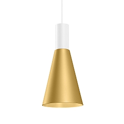 Luminaire à suspension ODREY CEILING SUSP 1.5 PAR16 GU10 IP20, or, blanc mat 