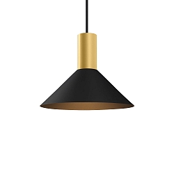 Luminaire à suspension ODREY CEILING SUSP 1.6 PAR16 GU10 IP20, or, noir mat 