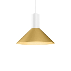 Luminaire à suspension ODREY CEILING SUSP 1.6 PAR16 GU10 IP20, or, blanc mat 