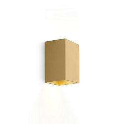 Luminaire mural d’extérieur BOX MINI 1.0 GU10 IP20, laiton gradable