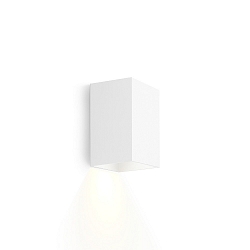 Luminaire mural d’extérieur BOX MINI 1.0 GU10 IP20, blanche gradable