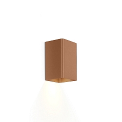 Luminaire mural DOCUS MINI 1.0 - PAR16 - UP OR DOWN haut, Bas, à 1 flamme, angulaire GU10 IP20, cuivre gradable