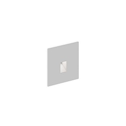 Luminaire d'encastrement mural  STRIPE WALL REC 0.7 IP20, aluminium bross� 
