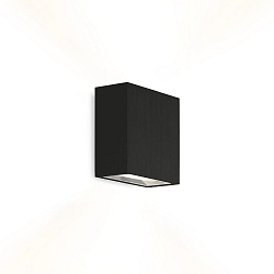 Luminaire mural CENTRAL 2.0 - UP&DOWN à 2 flammes, plat IP20, mat, noir profond gradable