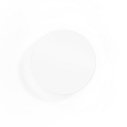 LED Wall luminaire MILES 2.0 ROUND, indirect, � 19cm, 8W 2700K, CRi >90, dimmable, white