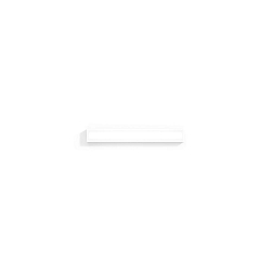 Applique et plafonnier MIRBI LONG 1.0 IP44, blanche gradable