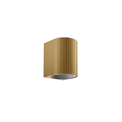 wall luminaire TRACE WALL SURF 1.0 IP20, champagner, black matt dimmable