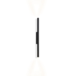 wall luminaire TRACE SLIM WALL SURF 1.0 IP20, black matt dimmable