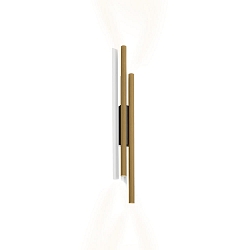 wall luminaire TRACE SLIM WALL SURF 2.0 IP20, champagner, black matt dimmable