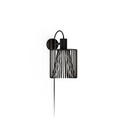 Luminaire mural WIRO 1.8 WIRO WALL SURF E27 IP20, noir gradable