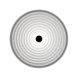 Luminaire mural TAPIS SOFT WALL SURF 1.0 IP20, gris, marbre gradable