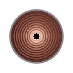Luminaire mural TAPIS SOFT WALL SURF 1.0 IP20, rouge gradable