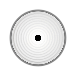 Luminaire mural TAPIS SOFT WALL SURF 1.0 IP20, blanche gradable