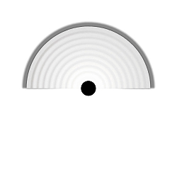 Luminaire mural TAPIS SOFT WALL SURF 2.0 IP20, blanche gradable