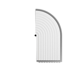 �l�ment d�coratif TAPIS SOFT WALL SURF 3.1, blanche