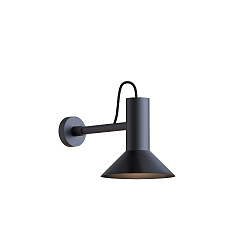 Luminaire mural ROOMOR WALL 1.1 - PAR16 / SHADE 1.0 rotatif, droit GU10 IP20, mat, noir profond gradable