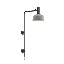 Luminaire mural ROOMOR WALL 4.2 - PAR16 / SHADE Ø 25CM langue, avec bras articulé, avec boîte de connexion, sans fonction de com