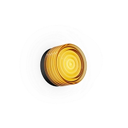 wall luminaire HAJO IP44 1.0 PHASE standard, round IP44, black matt dimmable