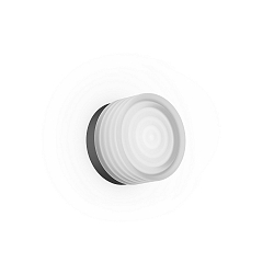 Luminaire mural HAJO IP44 1.0 IP44, noir mat gradable