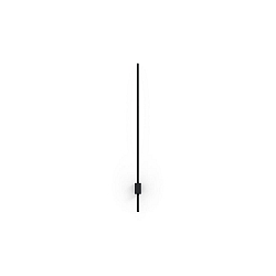 LED Design Wall luminaire FINLIN 1.0, 62.3cm, 6W 2700K, CRi >90, dimmable, black