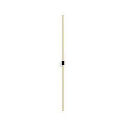 Luminaire mural FINLIN 2.0 IP20, or, noir gradable