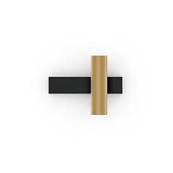 Luminaire mural CENO WALL SURF 2.0 IP20, champagne, noir mat gradable
