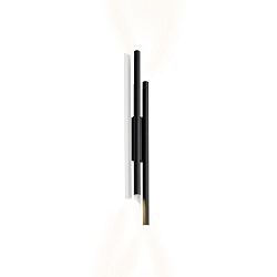 wall luminaire MATCH WALL SURF 4.0 IP20, black matt dimmable