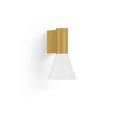 Luminaire mural ODREY WALL SURF 1.3 PAR16 GU10 IP20, or, blanc mat 