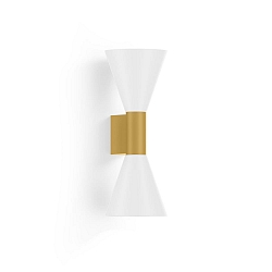 Luminaire mural ODREY WALL SURF 2.4 PAR16 GU10 IP20, or, blanc mat 