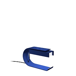 Lampe de table CG01 E14 IP20, bleu gradable