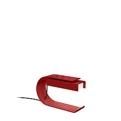 Lampe de table CG01 E14 IP20, rouge gradable