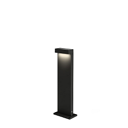 Borne d'éclairage PALOS CARRÉ OUTDOOR FLOOR SURF 1.0 IP65, noir mat