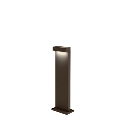 Borne d'éclairage PALOS CARRÉ OUTDOOR FLOOR SURF 1.0 IP65, bronze