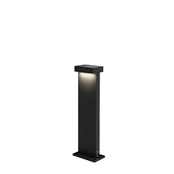 Borne d'éclairage PALOS CARRÉ OUTDOOR FLOOR SURF 2.0 IP65, noir mat