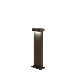 Borne d'éclairage PALOS CARRÉ OUTDOOR FLOOR SURF 2.0 IP65, bronze